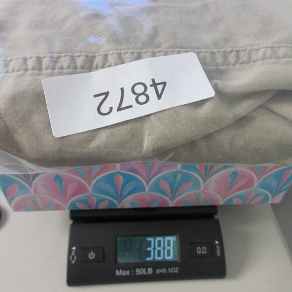 Pact Safari Romper Shortalls Women XXL Beige Organic Cotton Resort Coastal 388 - Picture 14 of 14